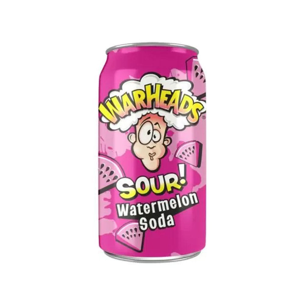 Warheads - Sour Watermelon Soda - 355 mL