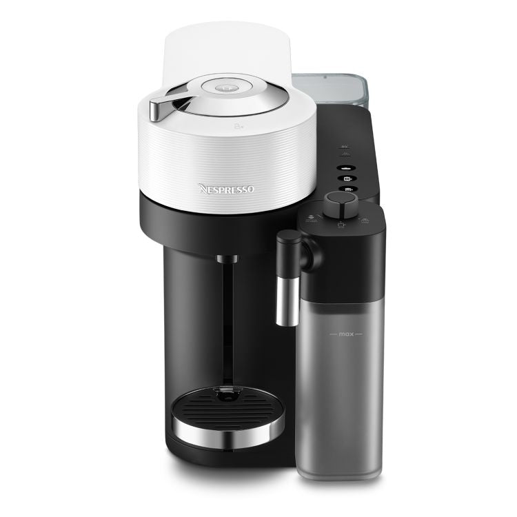 Nespresso Vertuo Lattissima Delonghi Machine - White & Black + 1 Free Nespresso Vertuo Compatible - Altissio