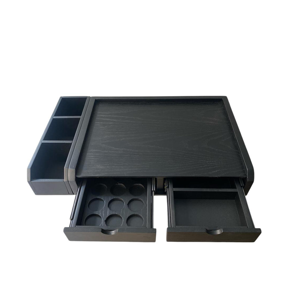 Handmade Wooden Capsules organizer -Nespresso compatible - 18 Capsules - Black