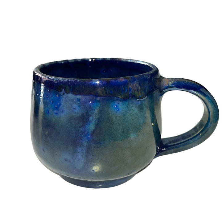 Handmade Pottery Mug - Blue Bay - 350ml