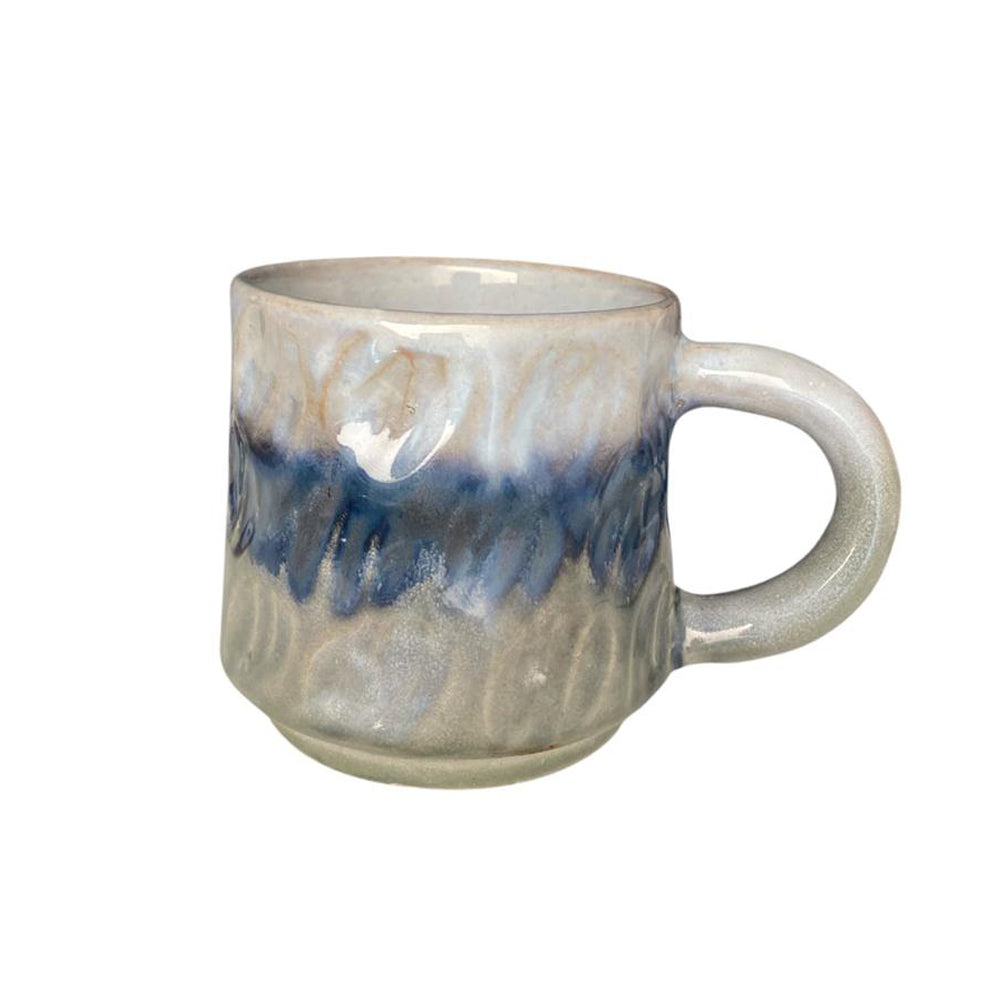 Premium Handmade Pottery Mug - Round with imprint - 350 ml