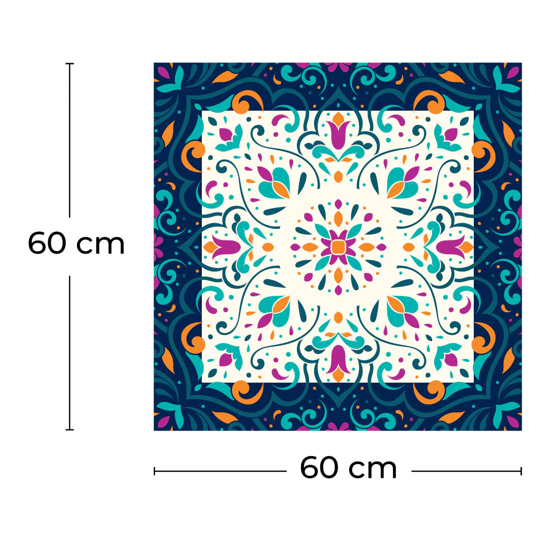 Corner Tablecloth Square - Janat Design - 60 x 60 Cm