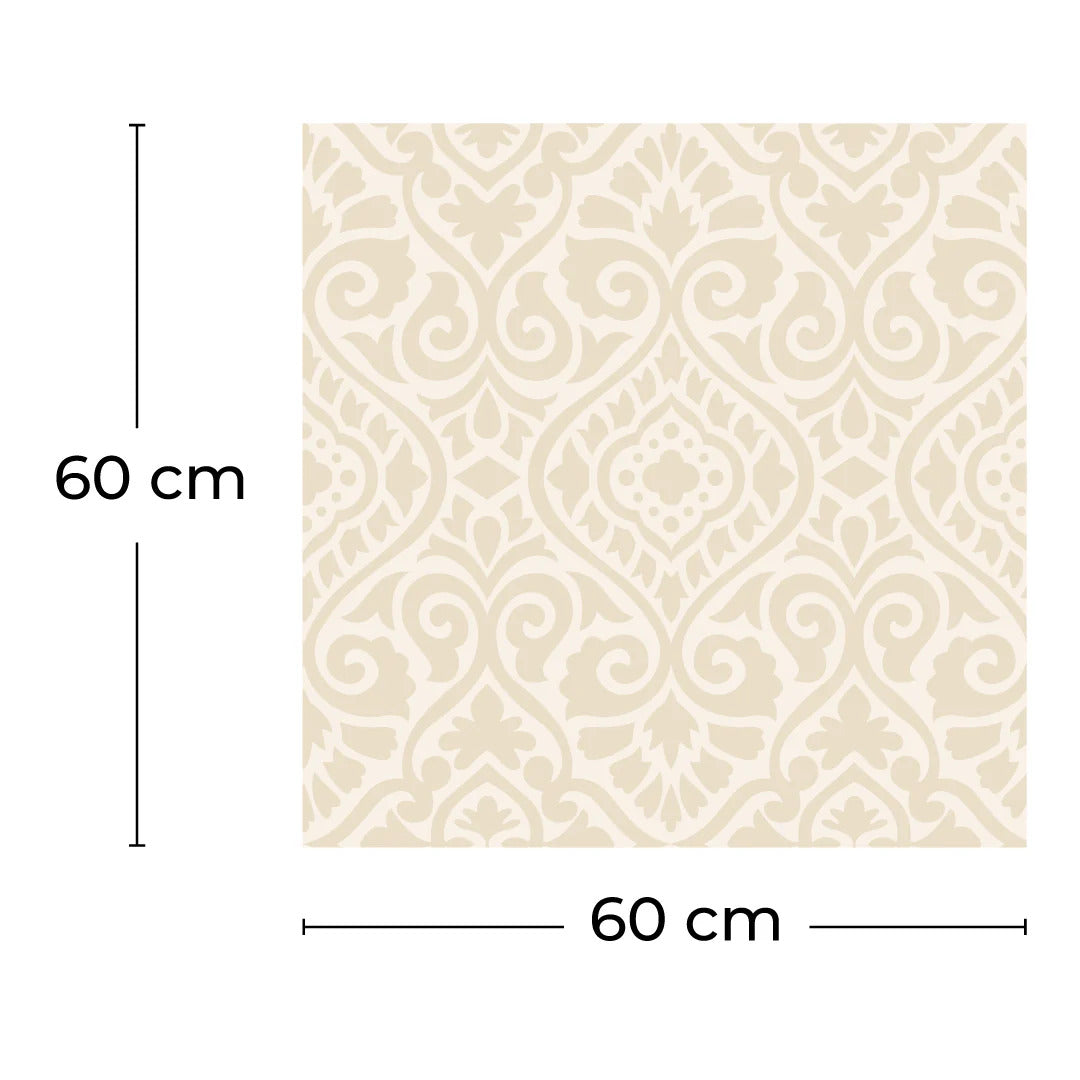 Corner Tablecloth Square - Damask Design - 60 x60 cm