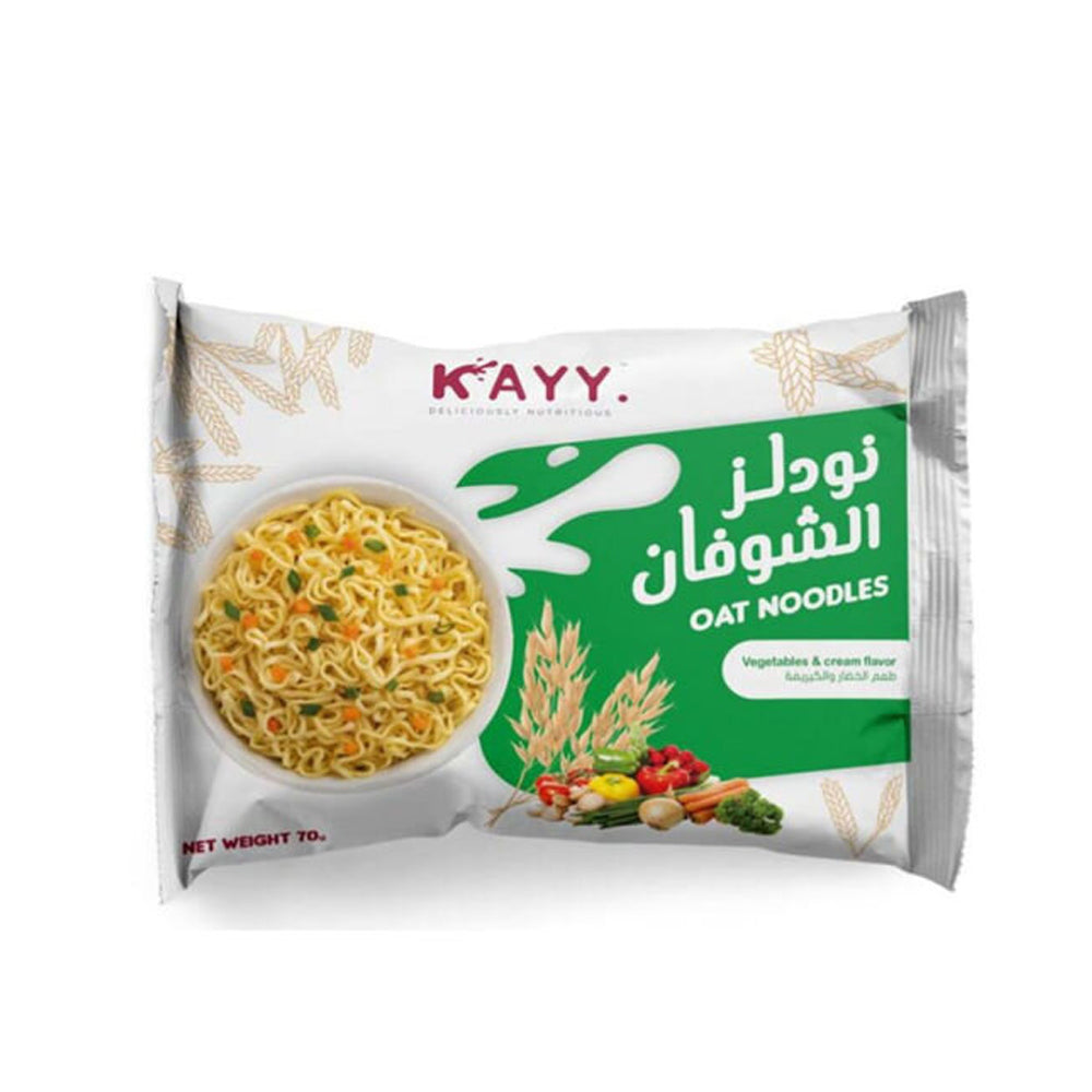 KAYY - Oat Noodles - Vegetables and Cream Flavor - 70g