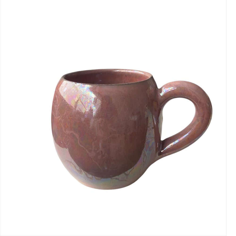 Handmade Pottery Mug - Pink - 350 ml