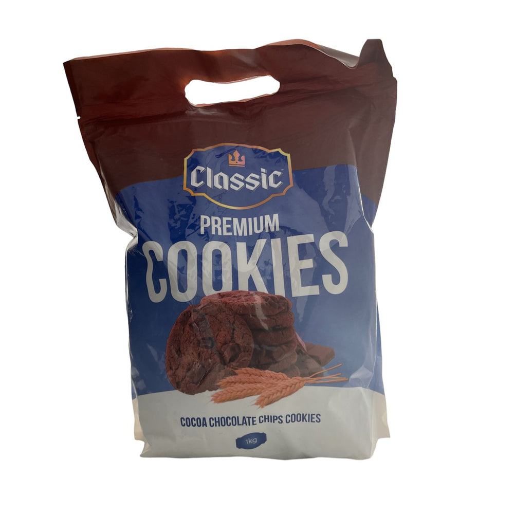 Classic Cocoa Chocolate Chip Cookies- 1kg