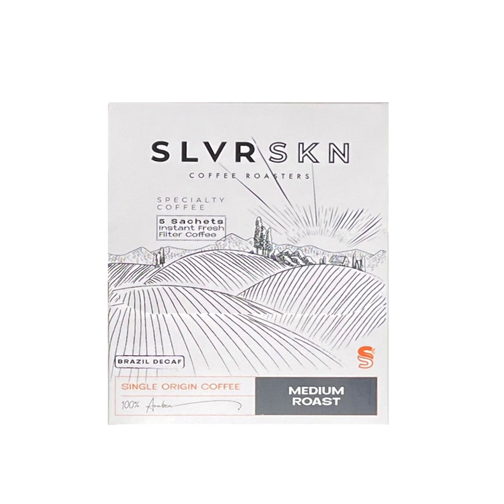 SLVRSKN Pour-over Specialty Coffee - Brazil decaf - 5 Drip Bags