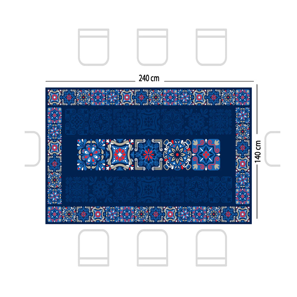 Tablecloth Rectangle - Bahja Design - 240 x 140 cm