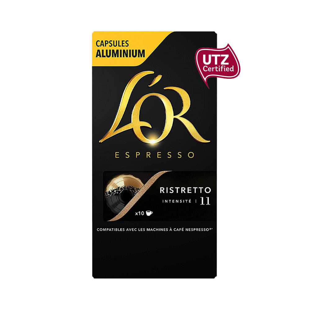 L'OR Nespresso Compatible Espresso 11 Ristretto Pods - 10 Capsules