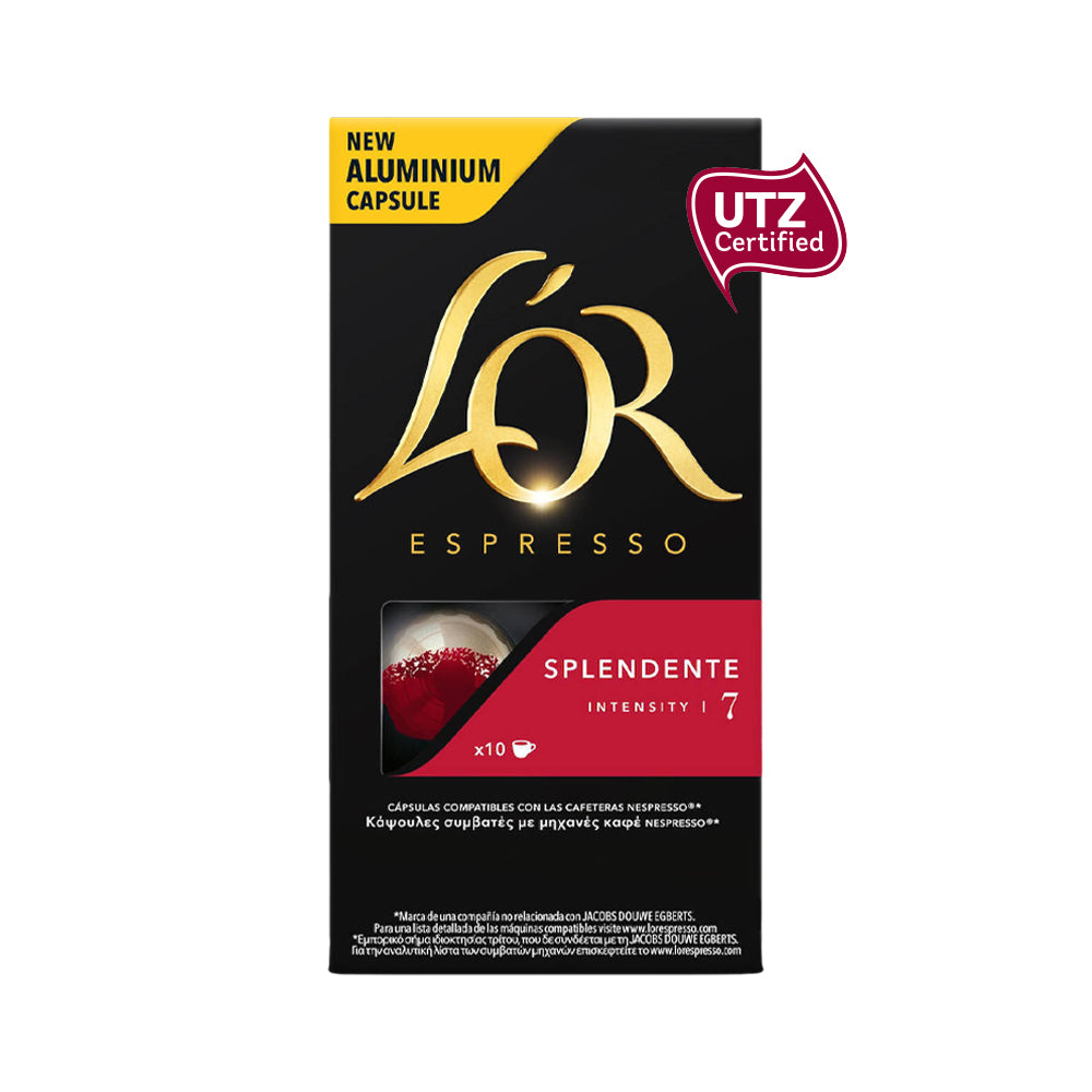 L'OR Nespresso Compatible Espresso 7 Splendente Pods - 10 Capsules