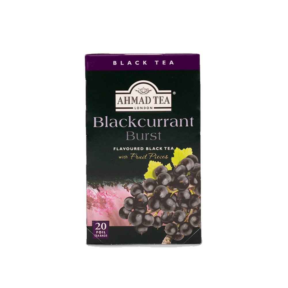 Ahmad Tea - Blackcurrant Burst Fruit Black Tea - 20 Foil