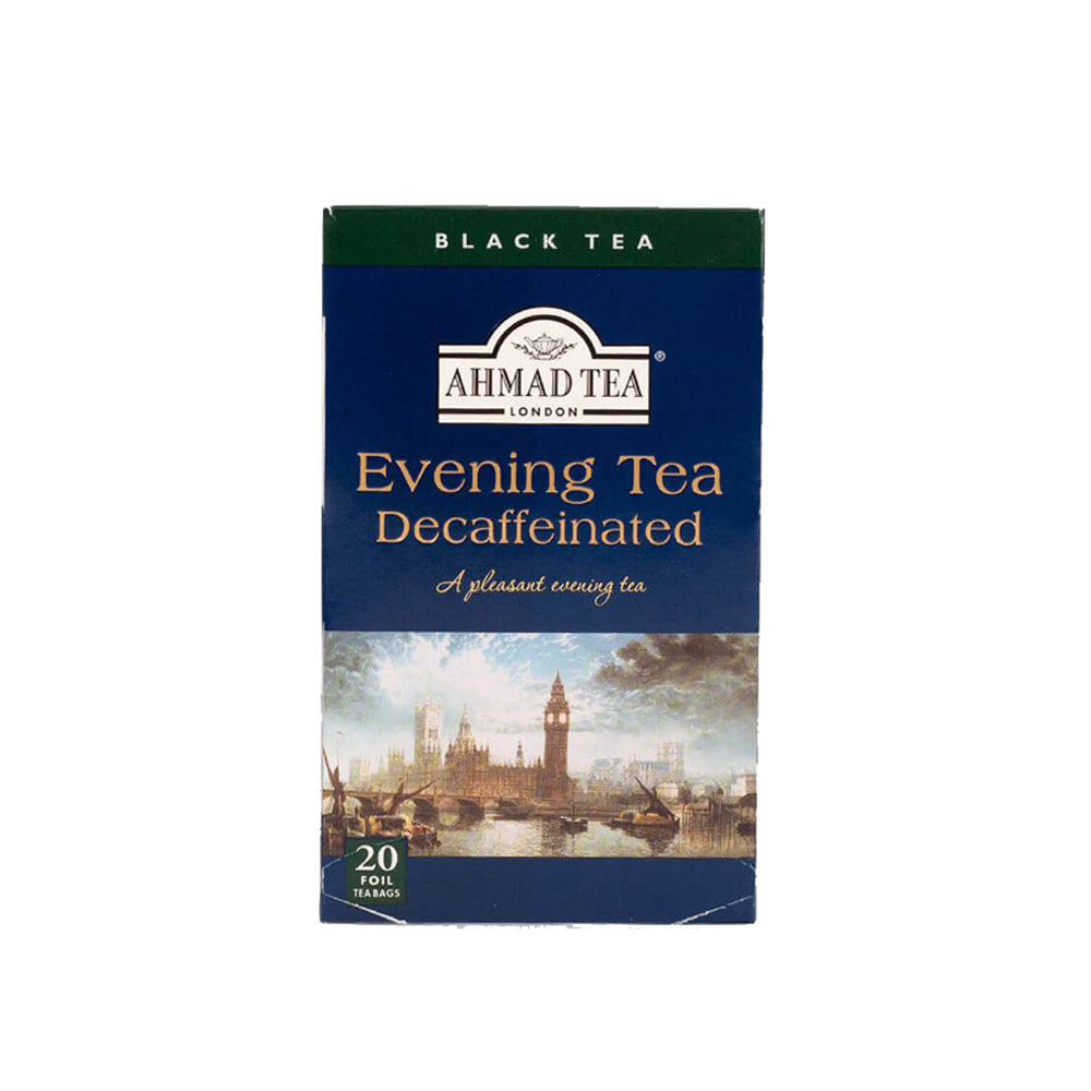 Ahmad Tea - Evening Decaffeinated Black Tea- 20 Foil