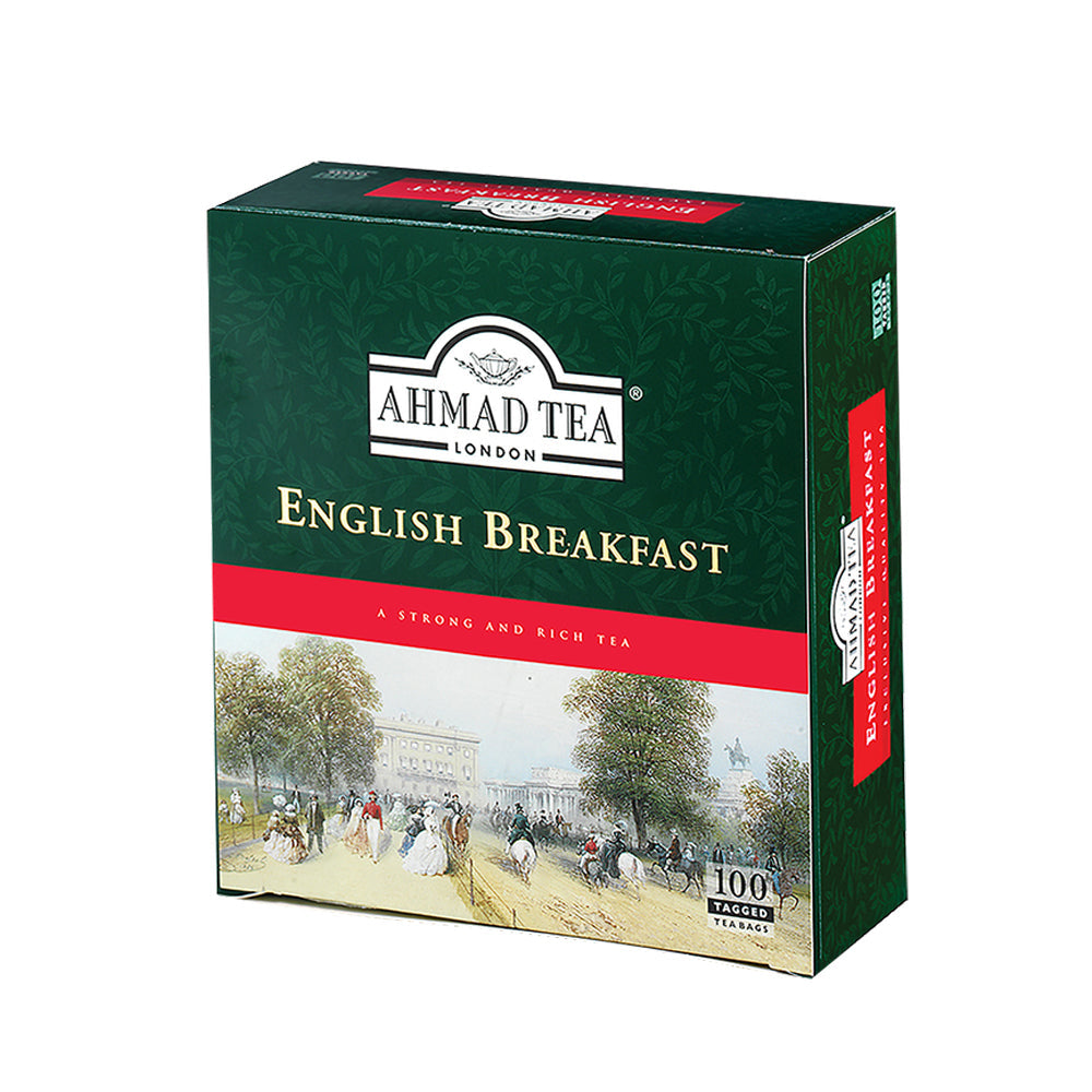 Ahmad Tea - English Breakfast Black Tea - 100 Tagged Tea Bags