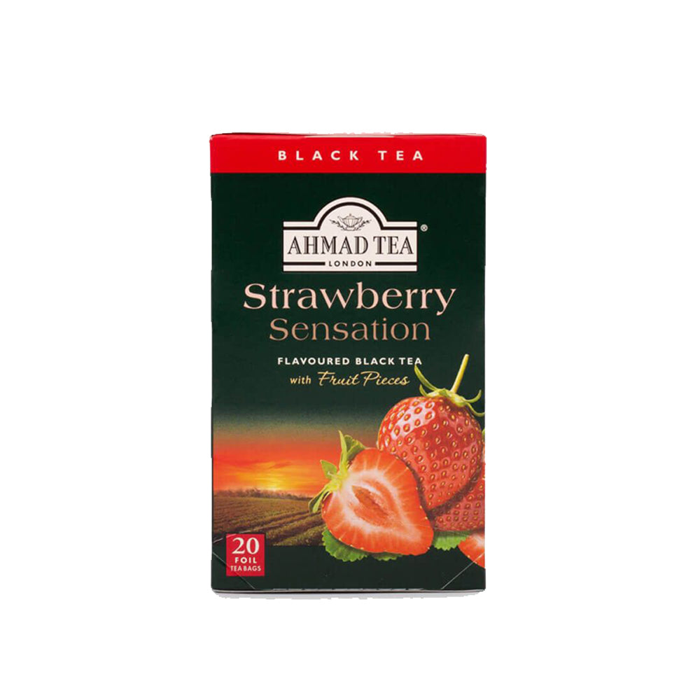 Ahmad Tea - Strawberry Sensation Black Tea - 20 Foil