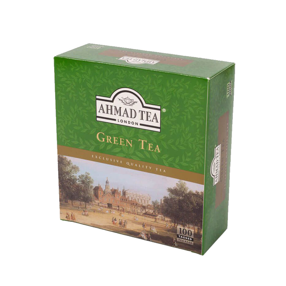 Ahmad Tea - Green - 100 Tagged Tea Bags
