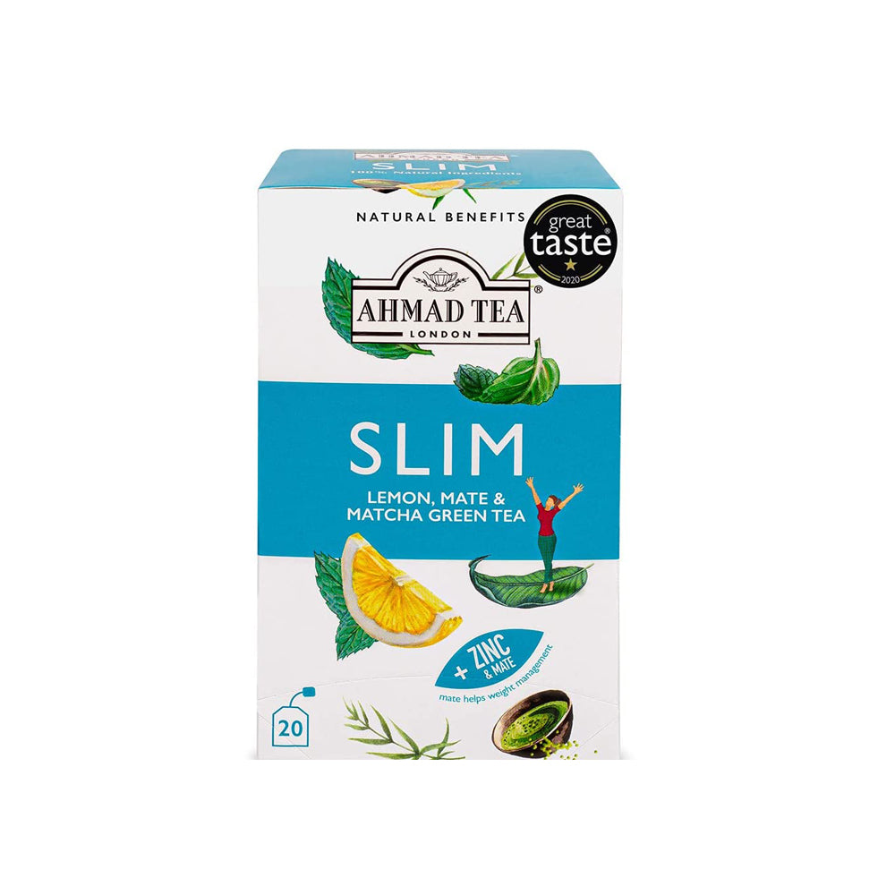 Ahmad Tea - Green Tea - Slim - Lemon, Mate & Matcha- 20 tb