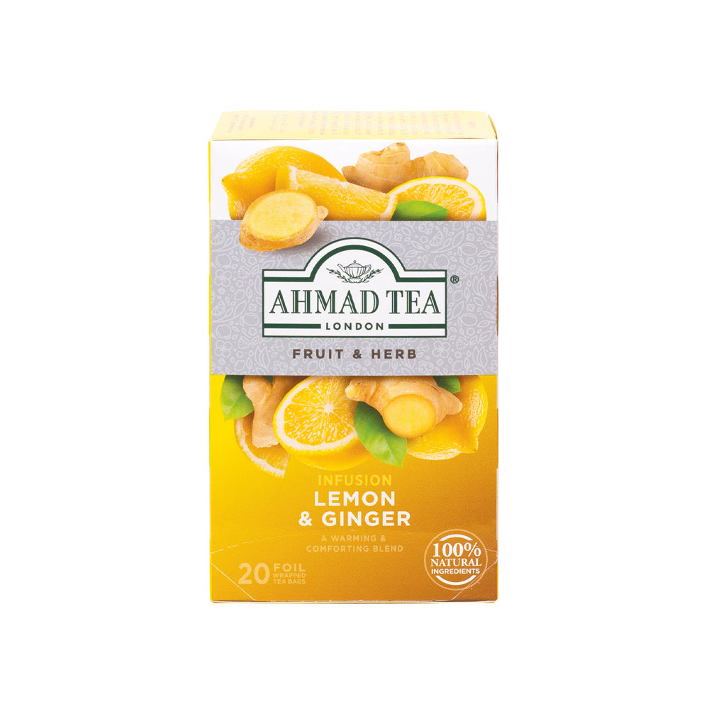 Ahmad Tea - Lemon Ginger - 20 Foil