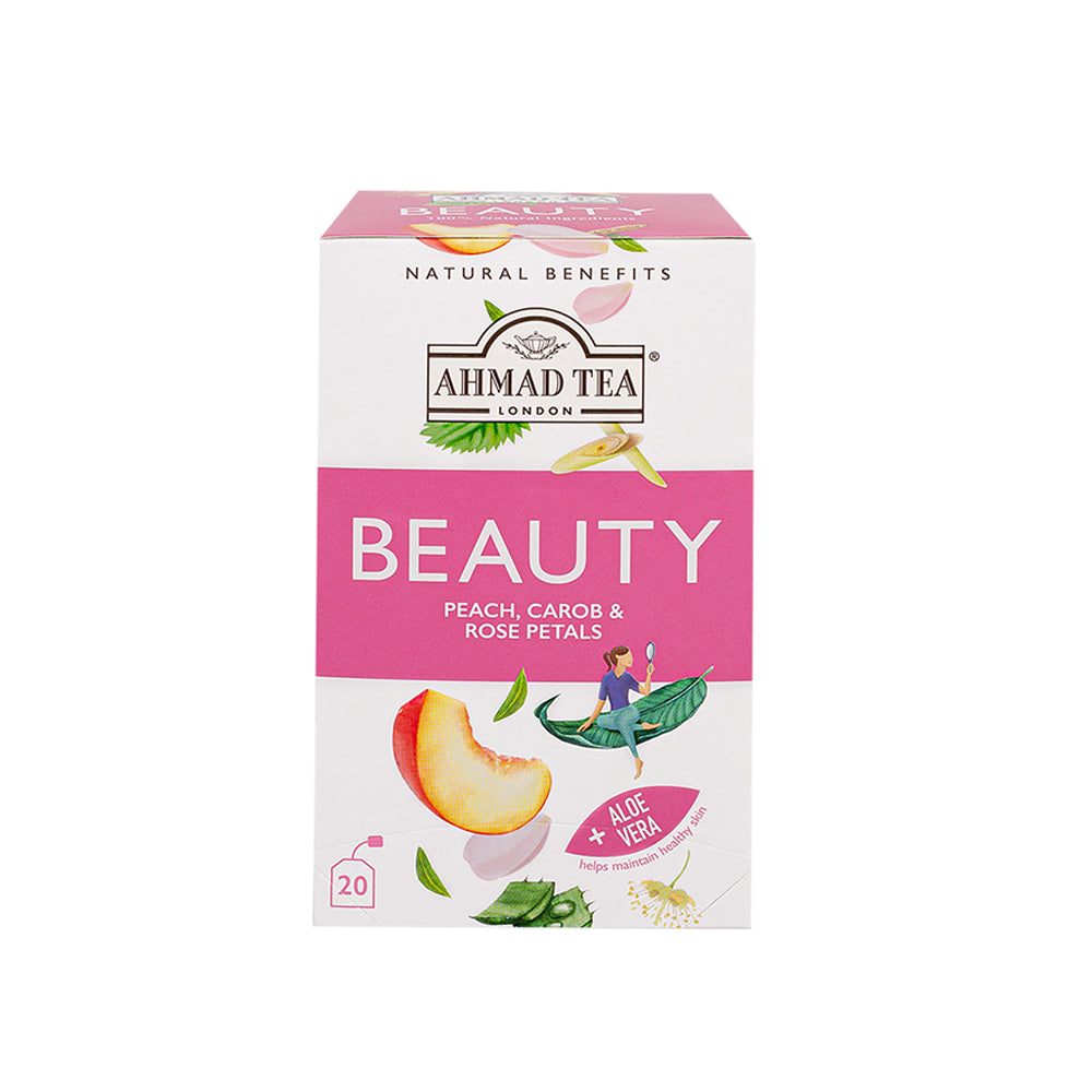 Ahmad Tea - Beauty Peach, Carob & Rose Petals - 20 tb