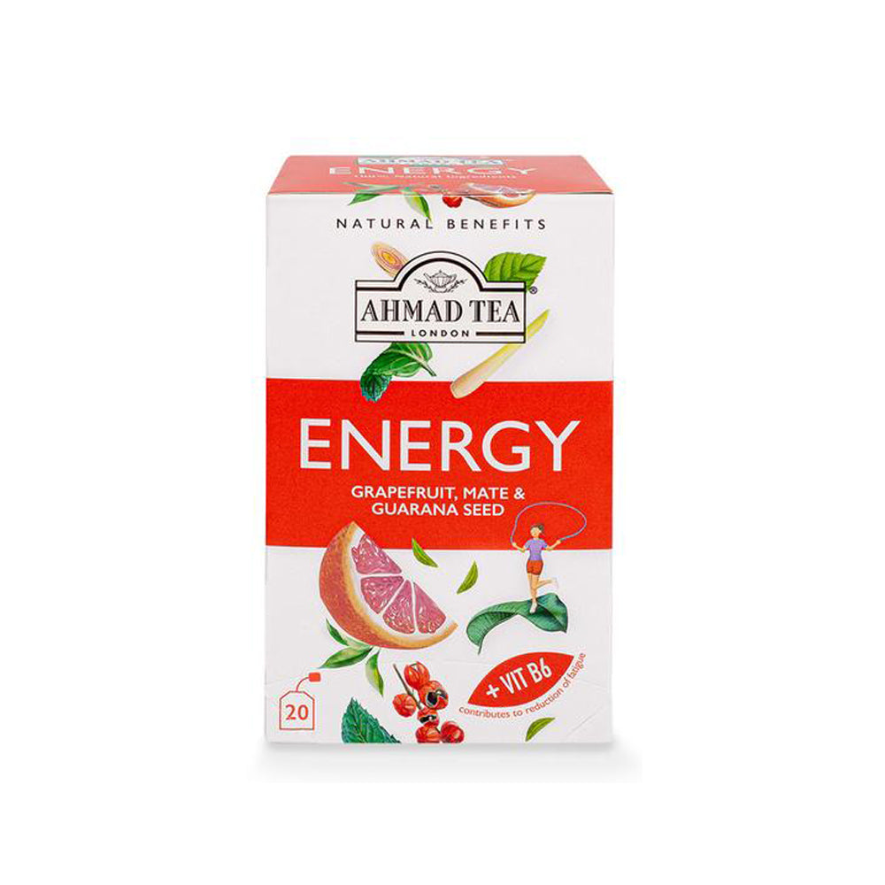 Ahmad Tea - Herbal - Energy Infusion - Grapefruit, Mate& Guarana seed - 20 tb