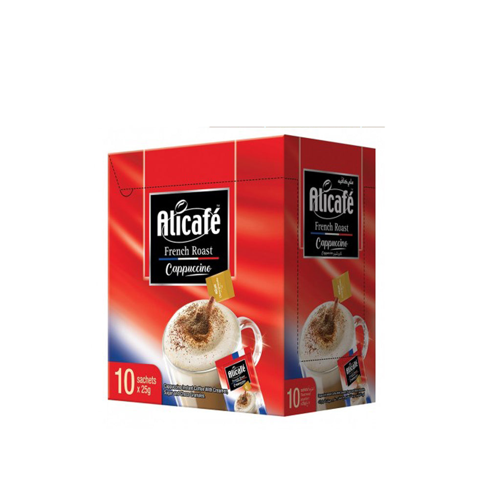 Alicafe - French Roast Cappuccino - 10 sachets x 25g