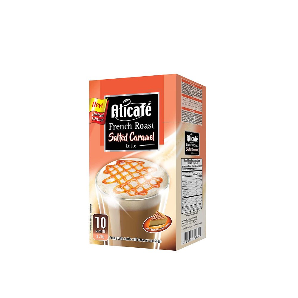 Alicafe - French roast - Salted caramel Latte - 10 sachets