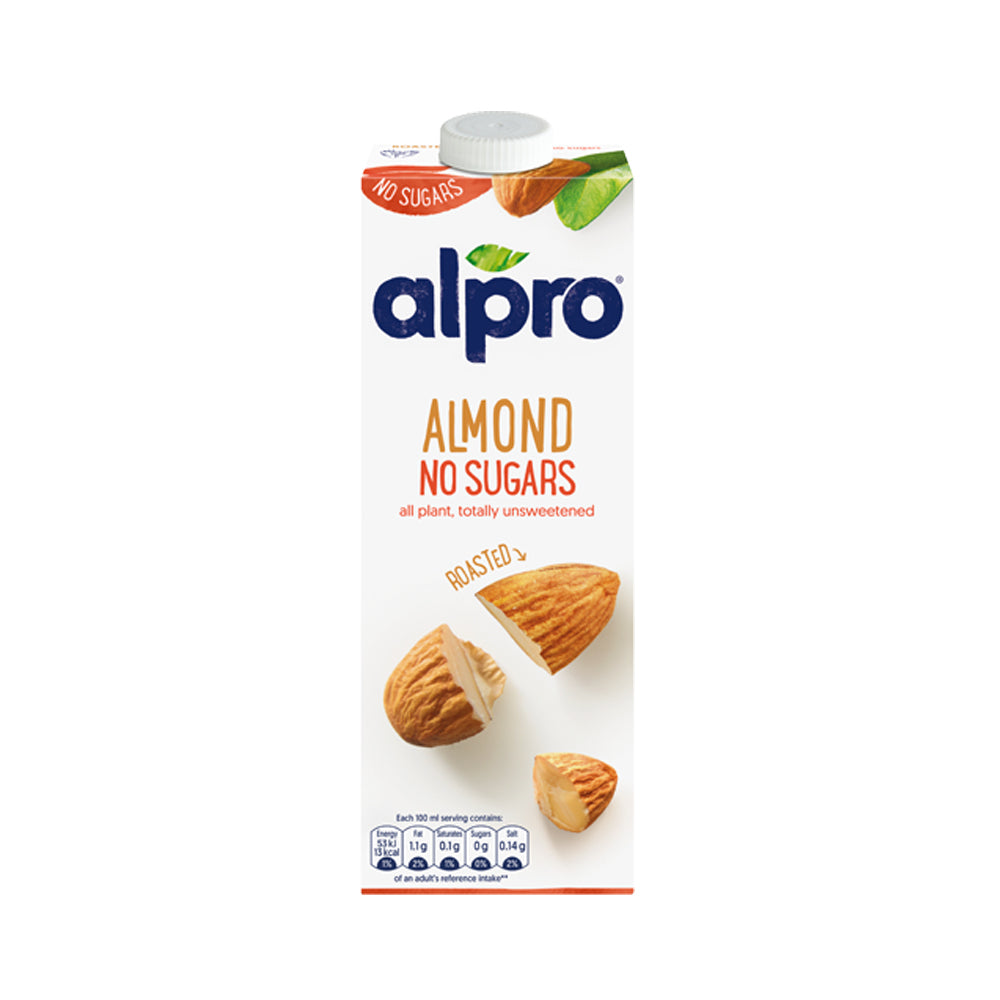 Alpro - Roasted Almond - Unsweetened Milk Alternative - 1L