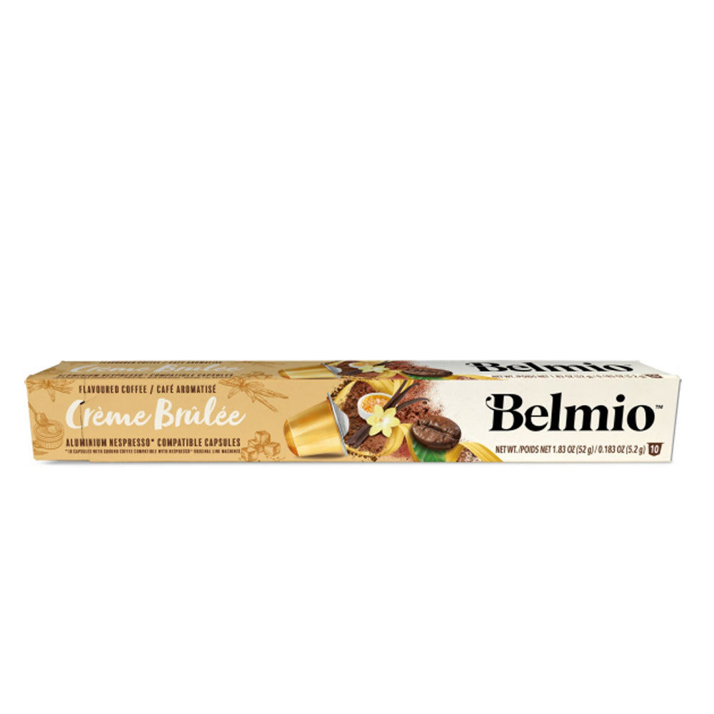 Belmio- Aluminium Nespresso Compatible - Creme Brulee - 10 capsules