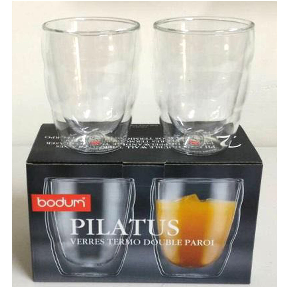 Bodum - Pilatus Double Wall Glasses Set - Set of 2 - 250 mL