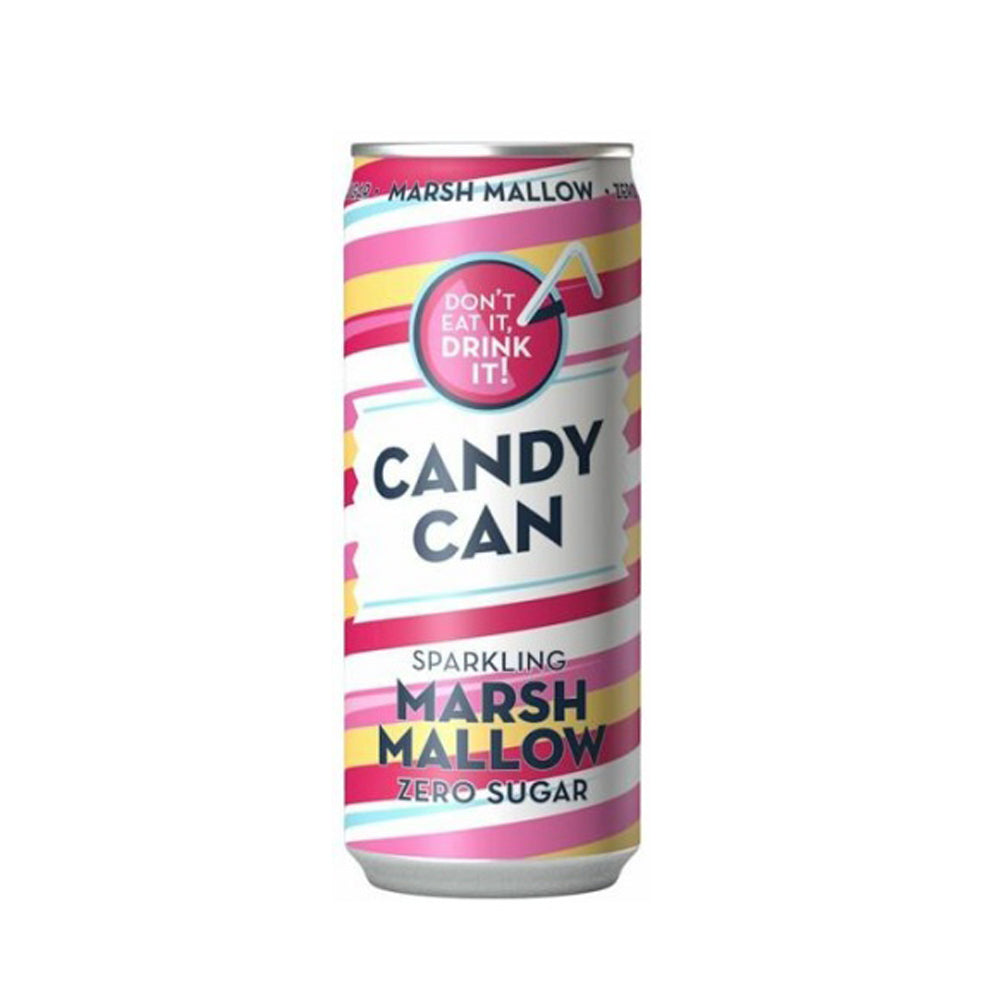 Candy Can - Sparkling Marshmallow - Sugar Free - 330 ml