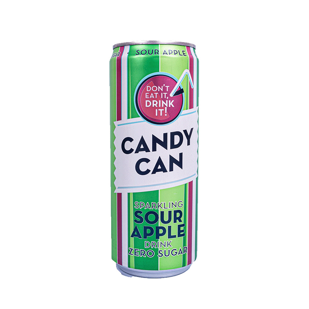 Candy Can - Sparkling Sour Apple - Zero Sugar - 330mL