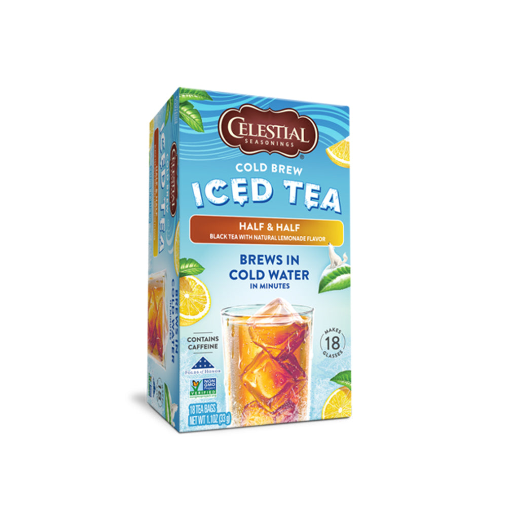 Celestial - Cold Brew Iced Black Tea - Half & Half with Lemonade - 18 glasses