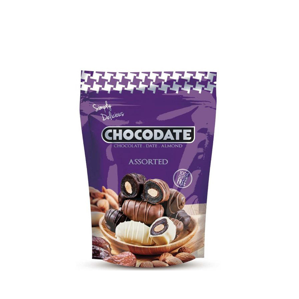 Chocodate -  Assorted Chocolate-Coated Dates - 33g