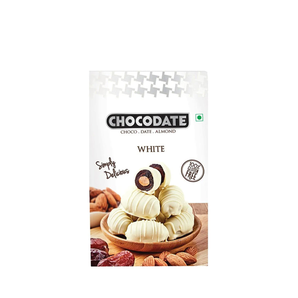 Chocodate -  White Chocolate-Coated Dates - 33g