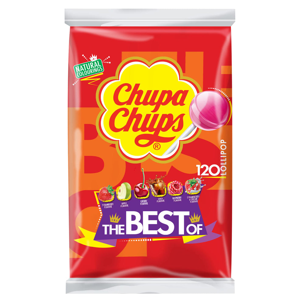 Chupa Chups - Best of Lollipop Sharing Bag - 120 lollipops