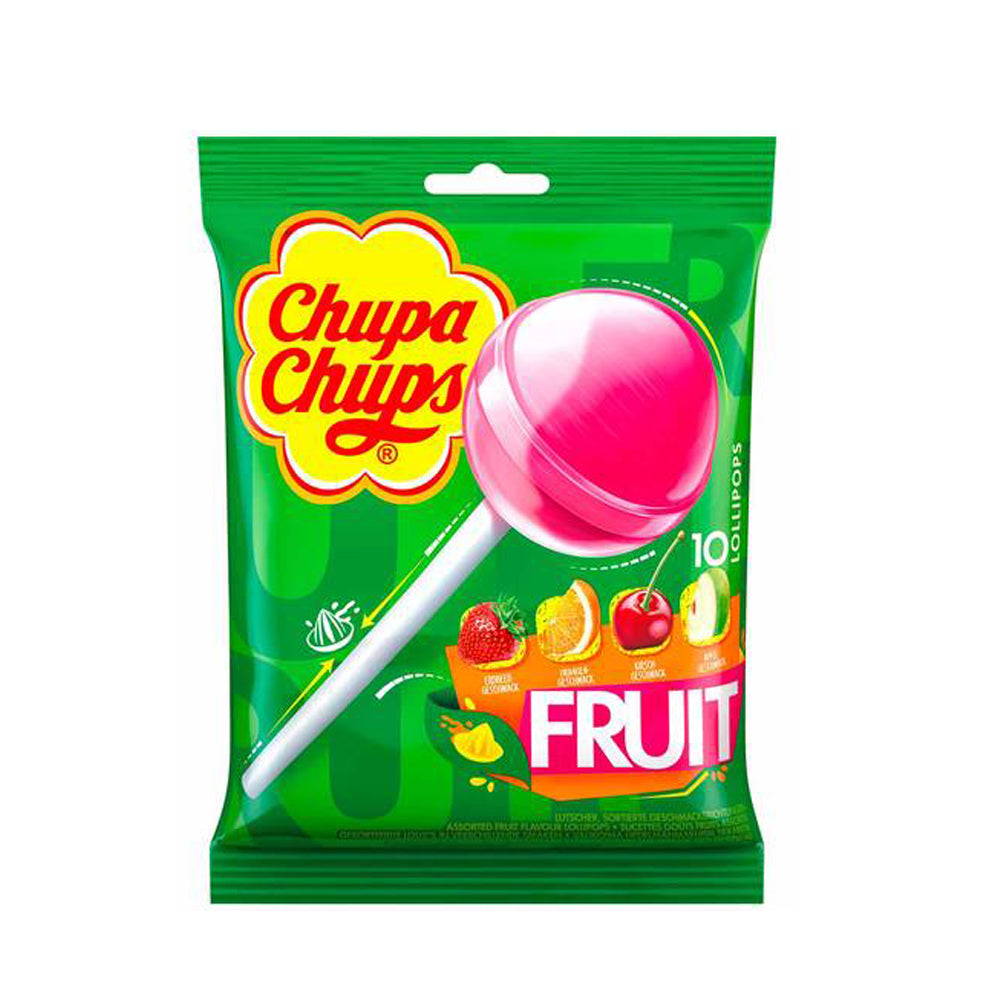 Chupa Chups Lollipops - Fruit - 10 lollipops