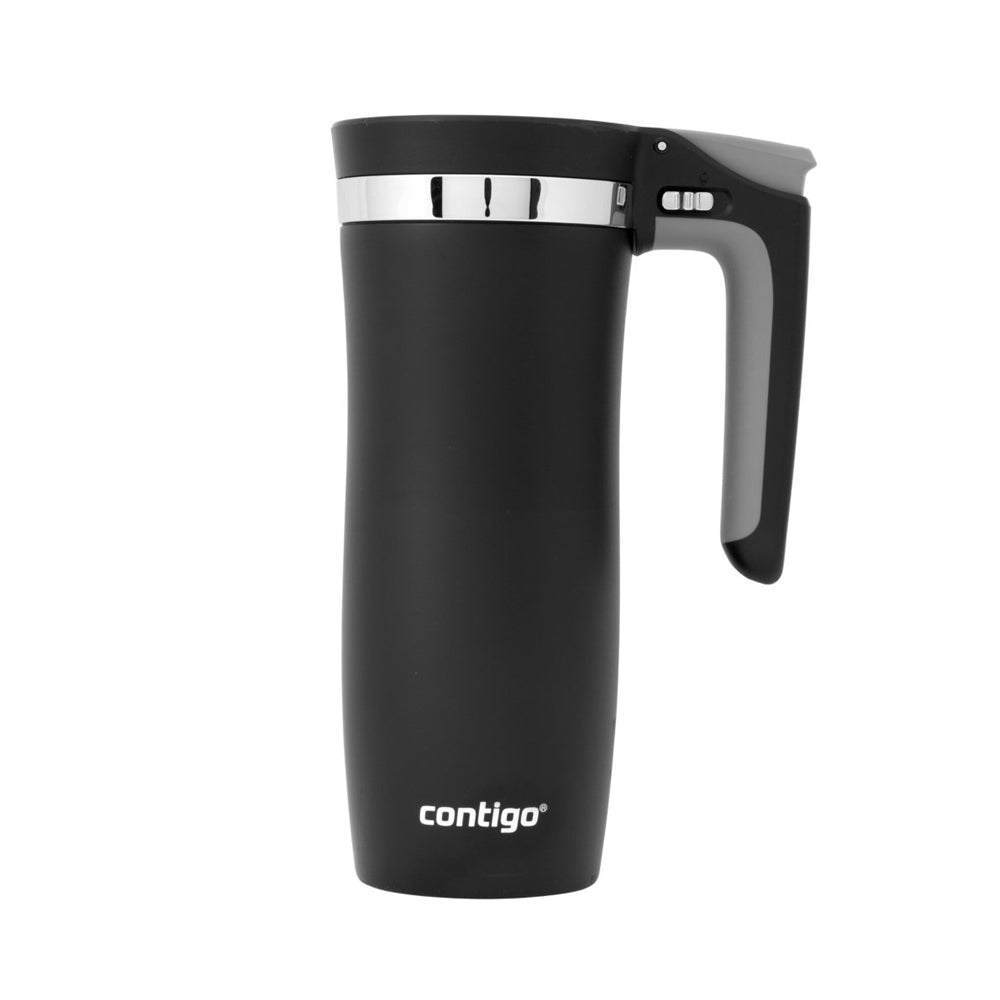 Contigo - Handled Autoseal Travel Mug - 16oz/473 ml - Matte Black