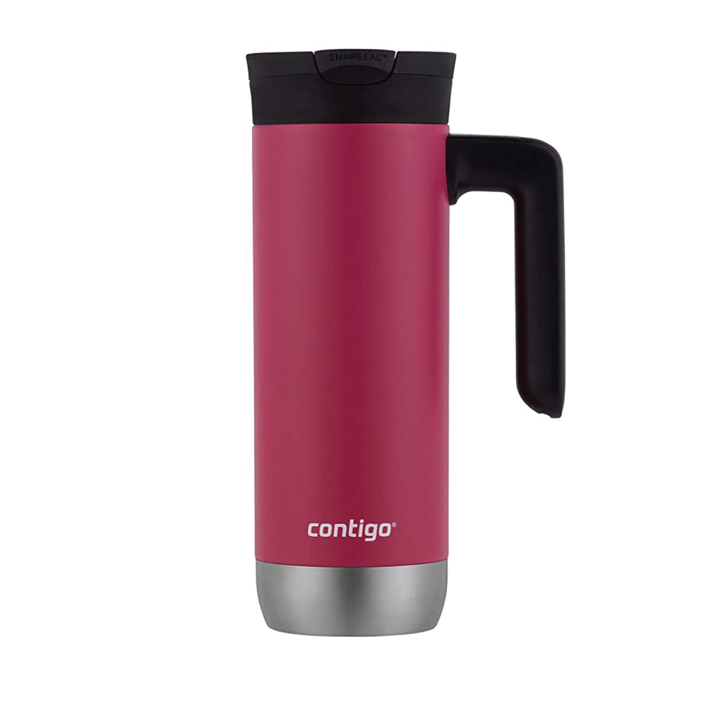 Contigo - Handled Snapseal Travel Mug - 20 oz/591 ml - Dragon Fruit