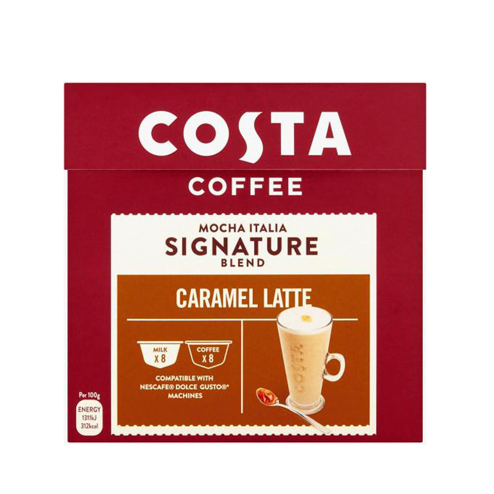 Costa - Dolce Gusto Compatible - Signature Blend - Caramel Latte - 16 capsules
