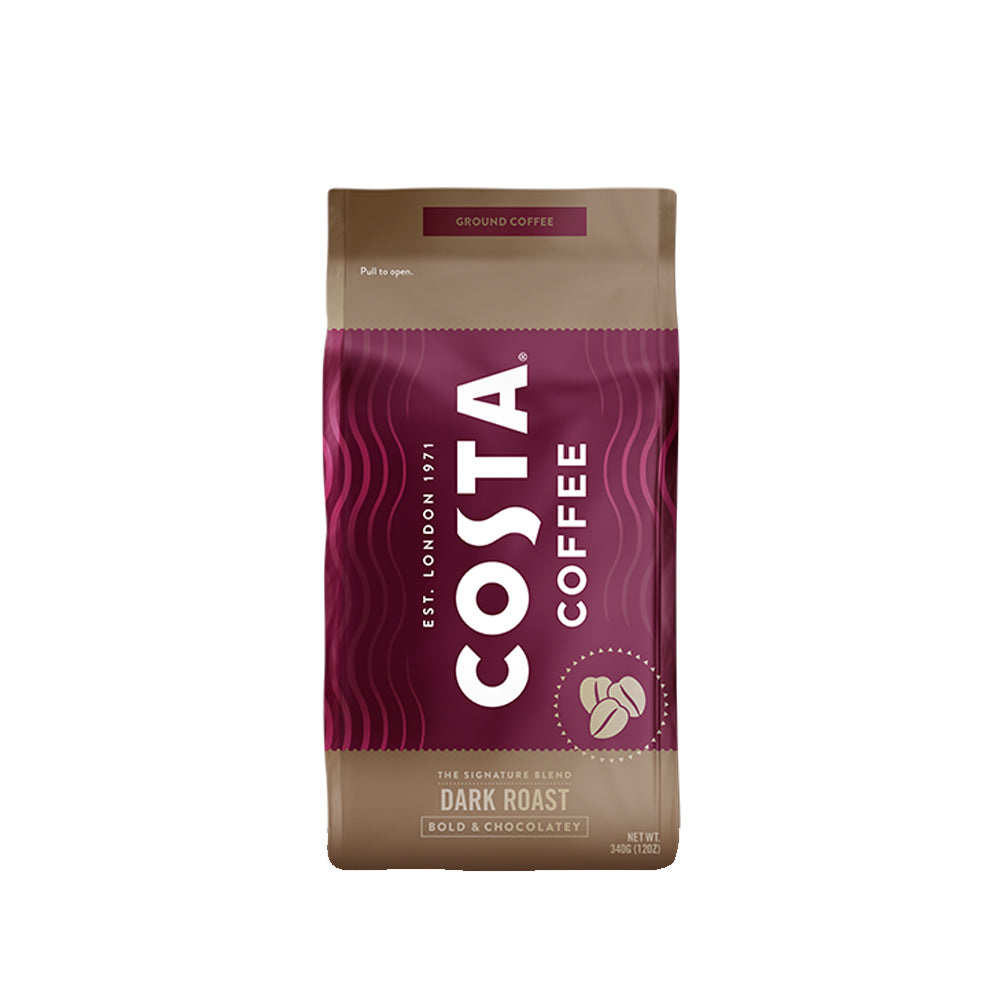 Costa -Ground Coffee - Dark Roast -Signature Blend - 200g