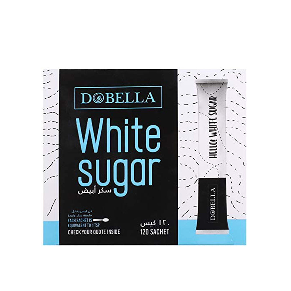 Dobella White Sugar - 120 sachets