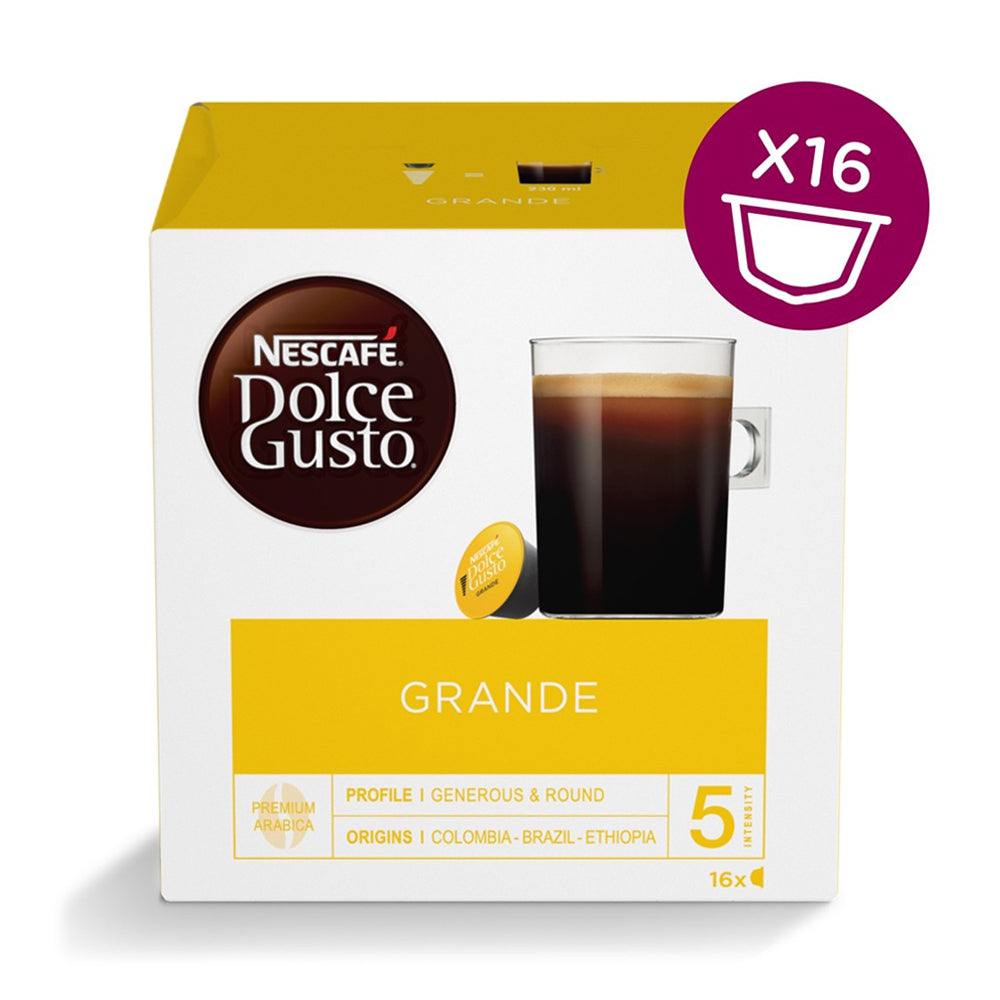 Nescafe Dolce Gusto Grande Coffee Pods - 16 Capsules