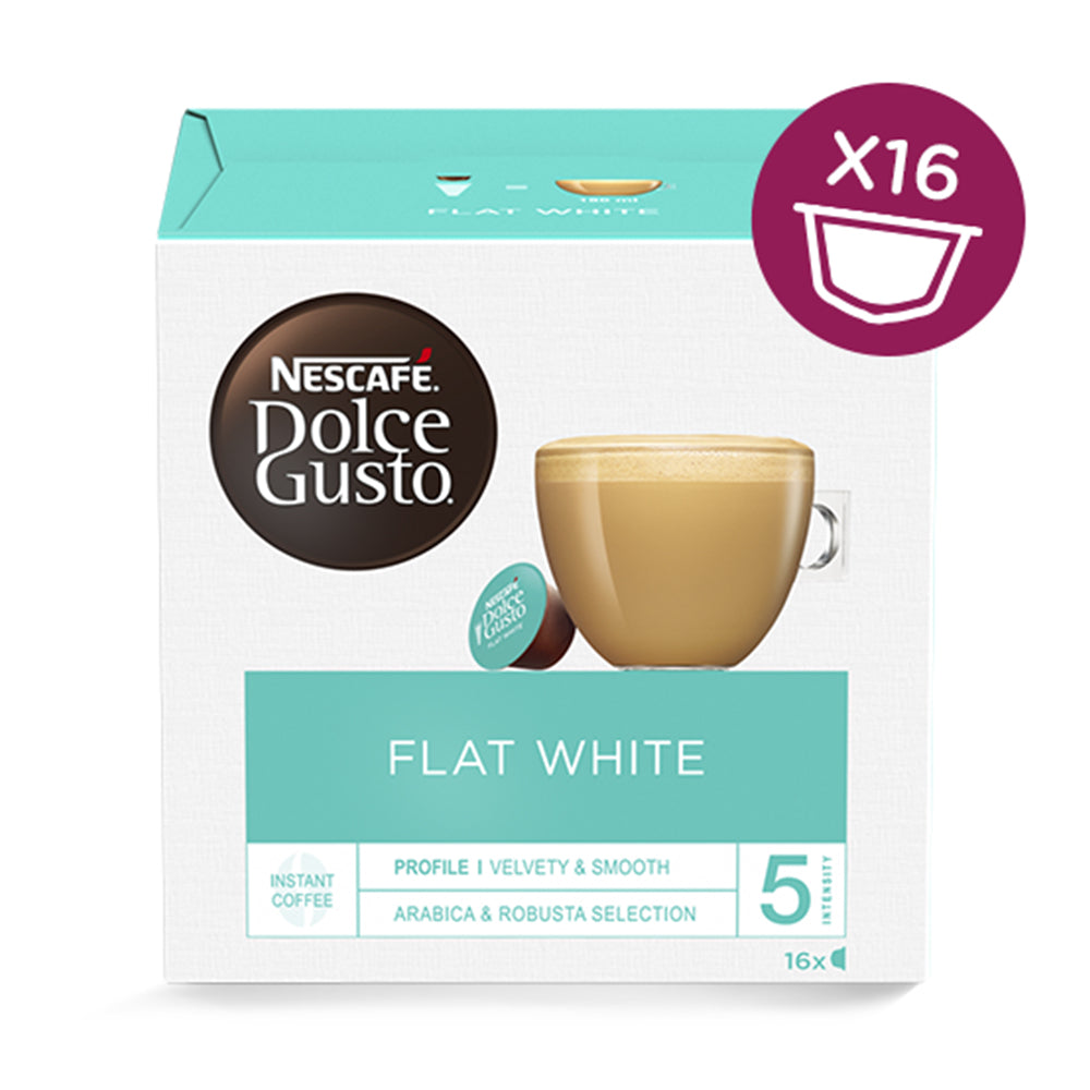 Nescafe Dolce Gusto Flat White - 16 Capsules
