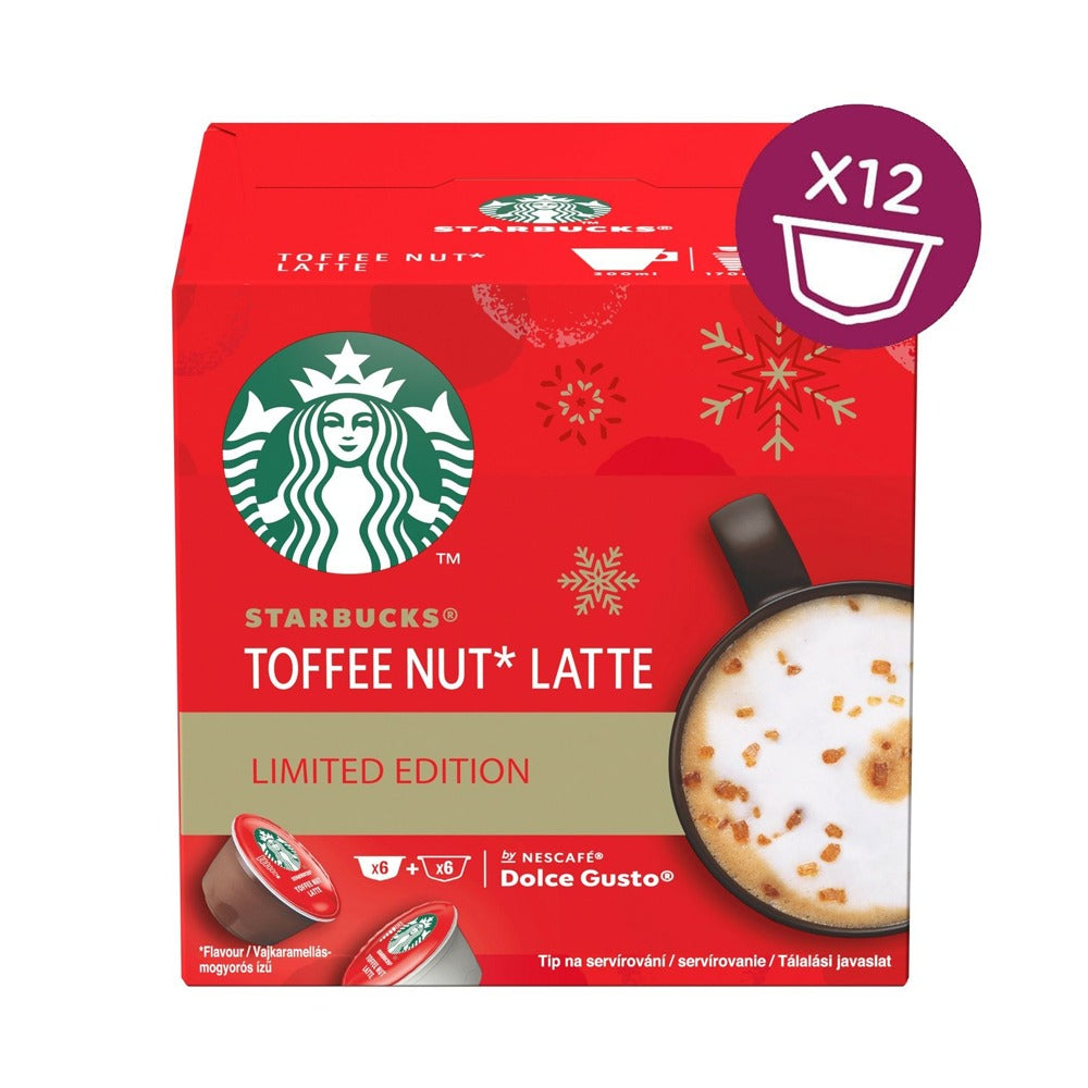 LIMITED EDITION - Dolce Gusto Starbucks Toffee Nut Latte - 12 Pods