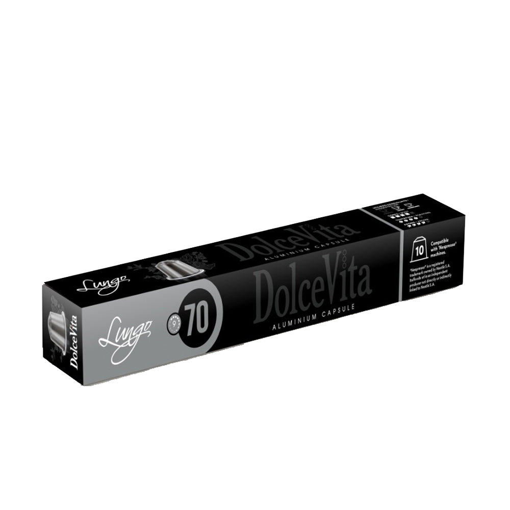 Dolce Vita - Nespresso Compatible - Lungo - 10 Aluminium capsules