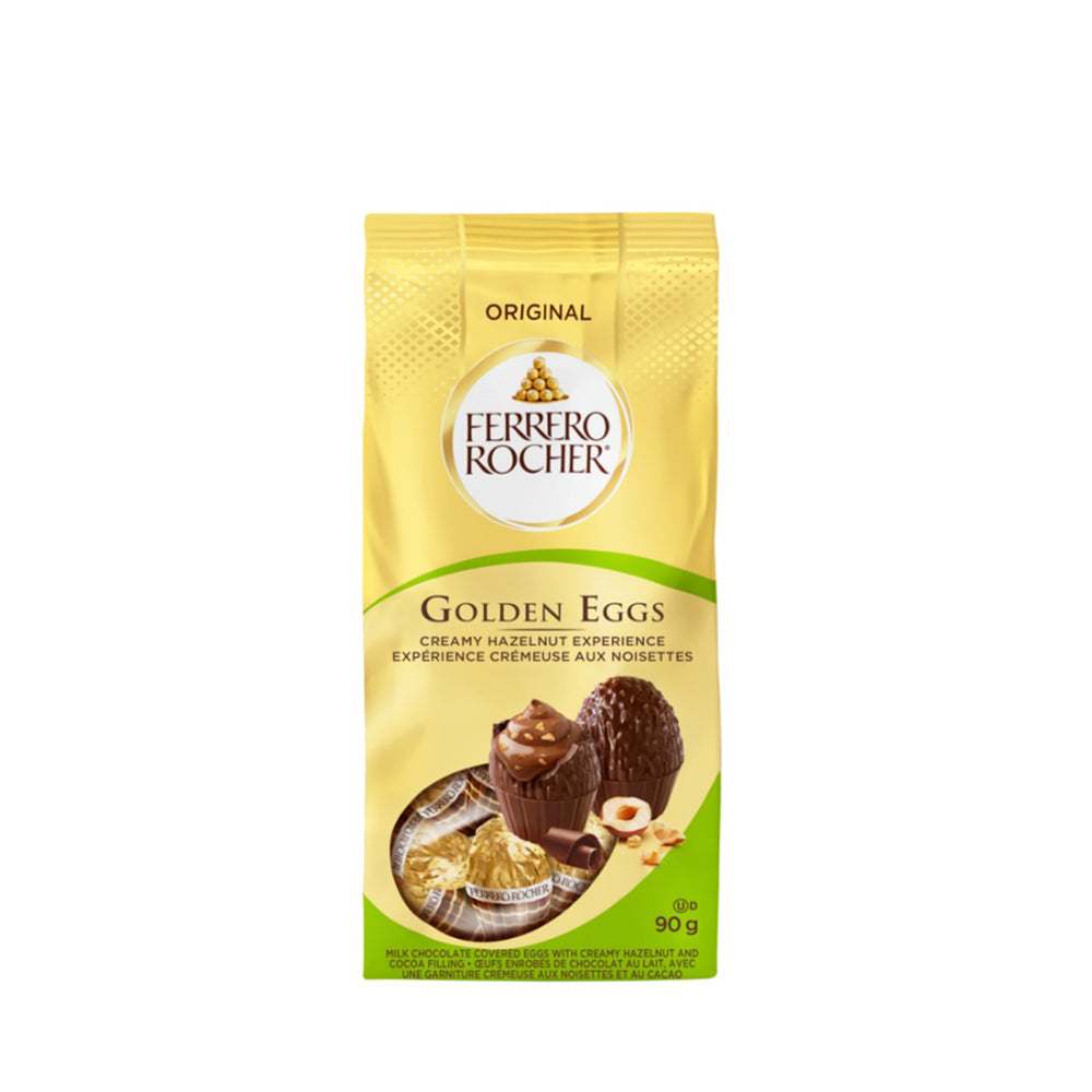 Ferrero Rocher - Golden Eggs - Praline Chocolate with Hazelnut Cream - 90g