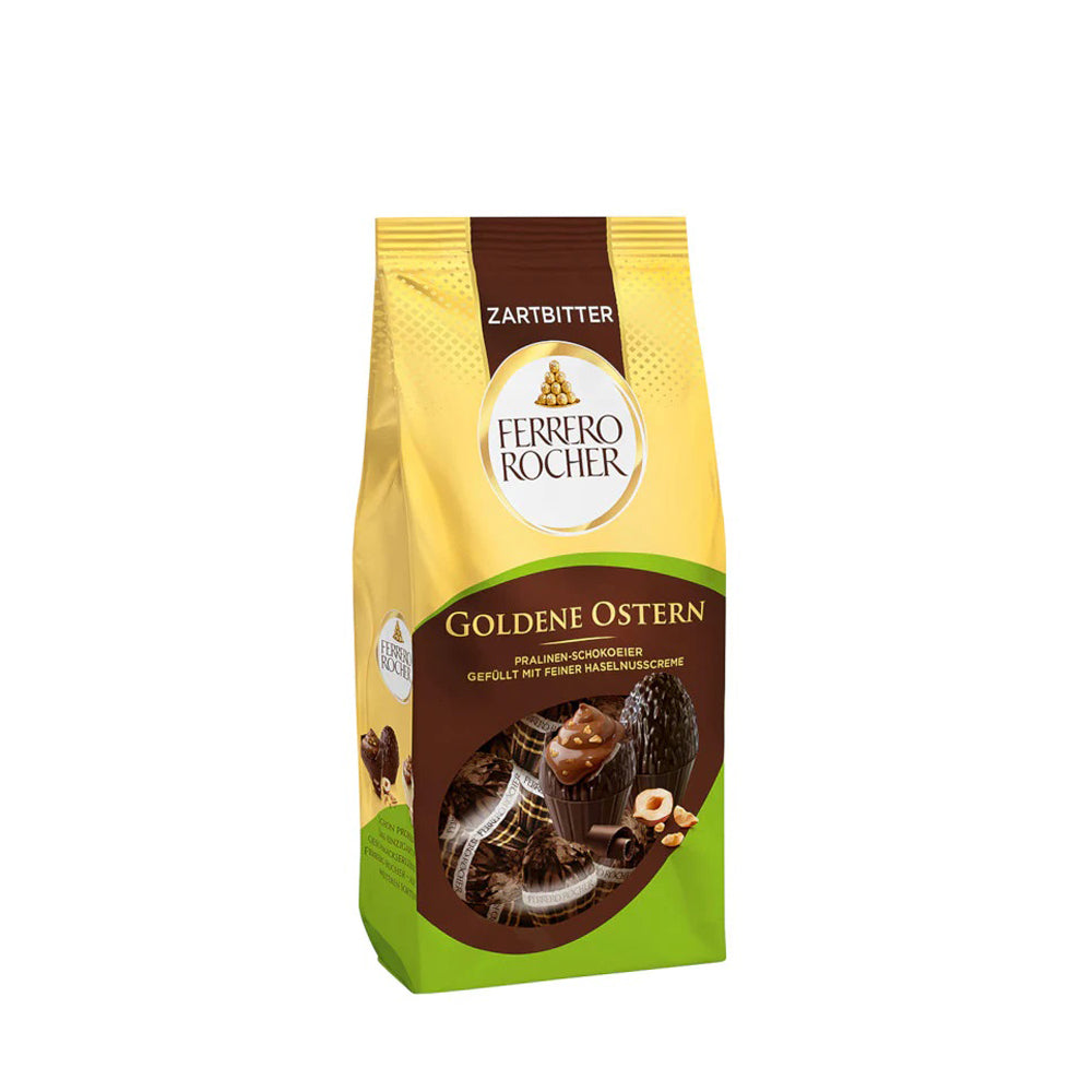 Ferrero Rocher - Golden Eggs - Praline Dark Chocolate with Hazelnut Cream - 90g