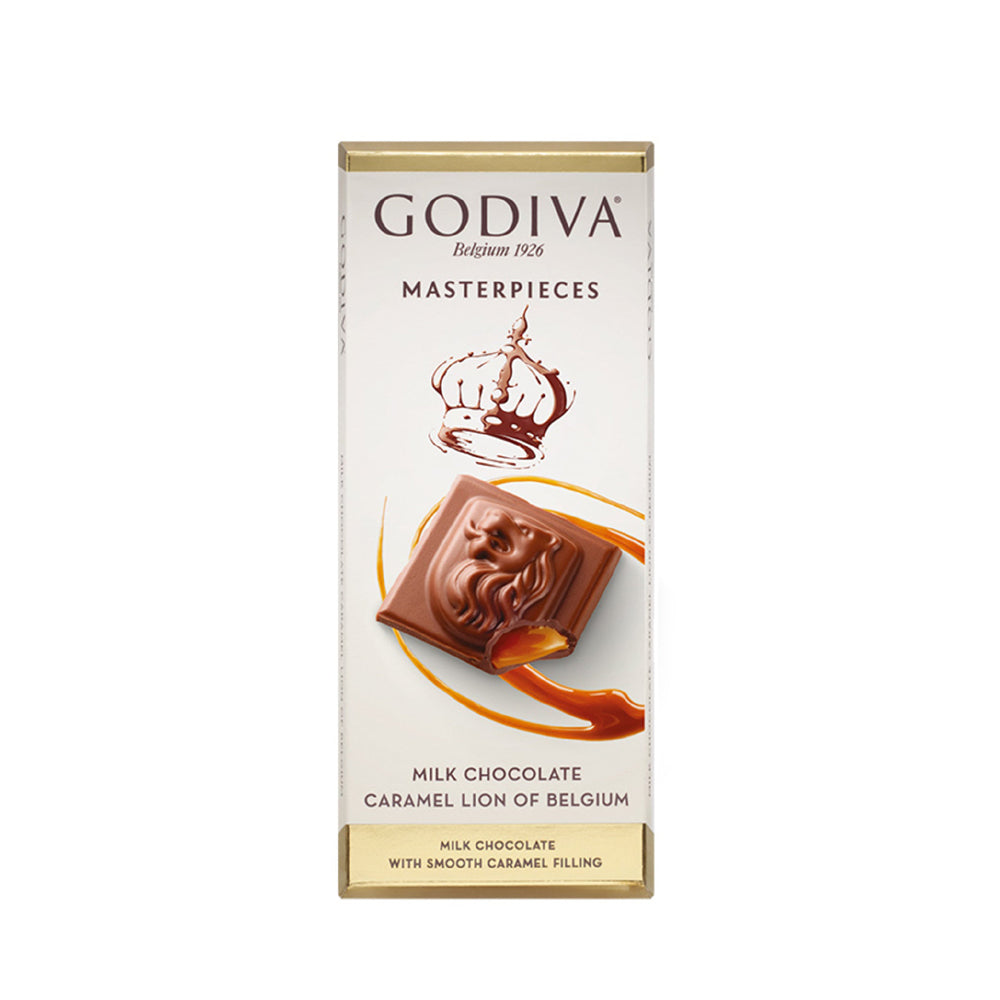 Godiva Masterpieces - Milk Chocolate Caramel Lion of Belgium - 86g