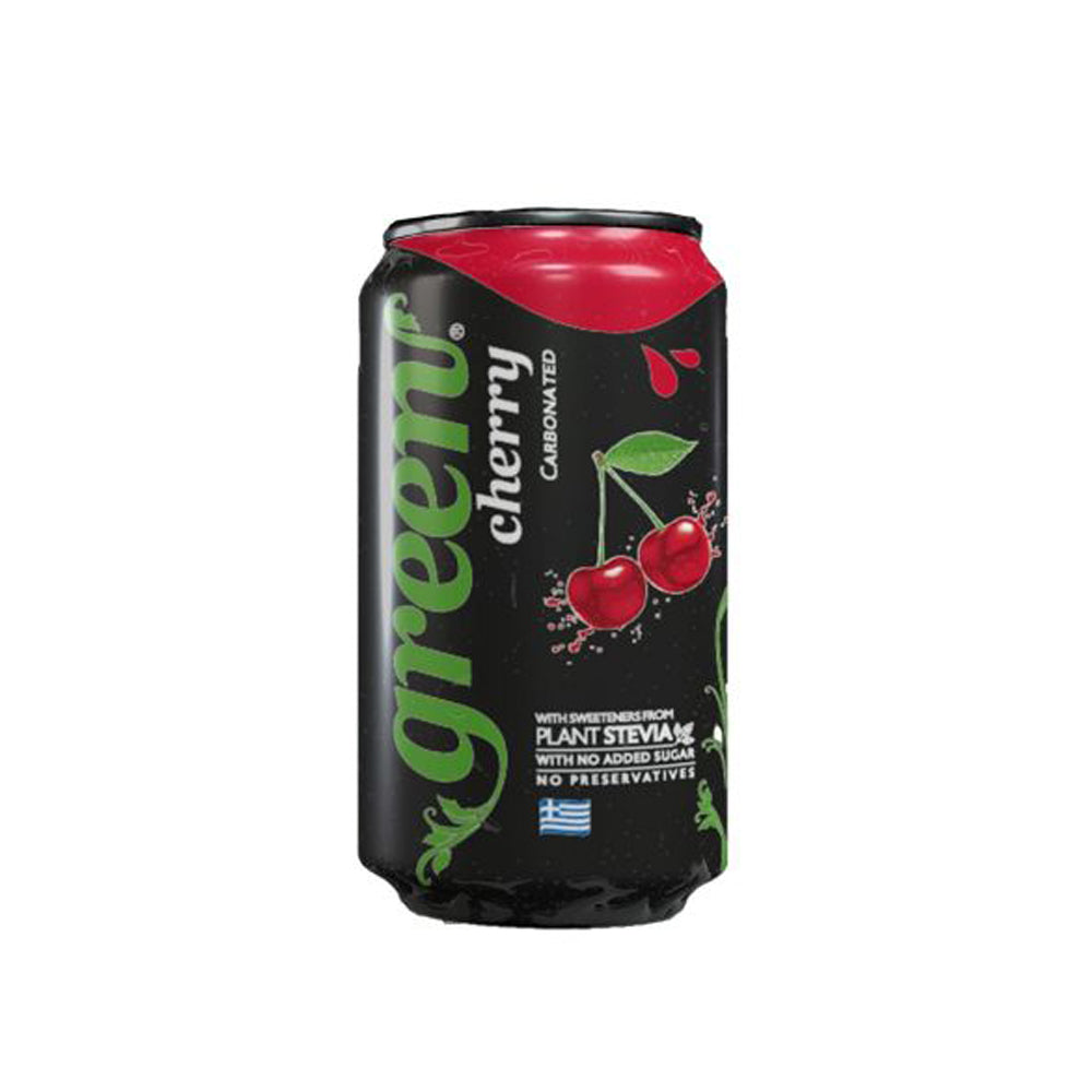 Green - Cherry Carbonated - 330 mL