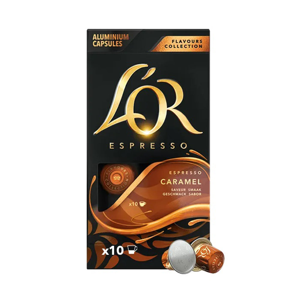 L'OR - Nespresso Compatible - Espresso Caramel Flavor - 10 capsules
