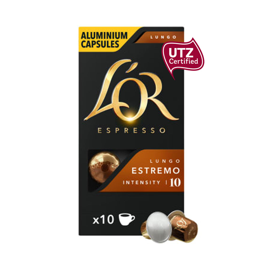 L'OR Nespresso Compatible - Estremo Lungo 10 Pods - 10 Capsules
